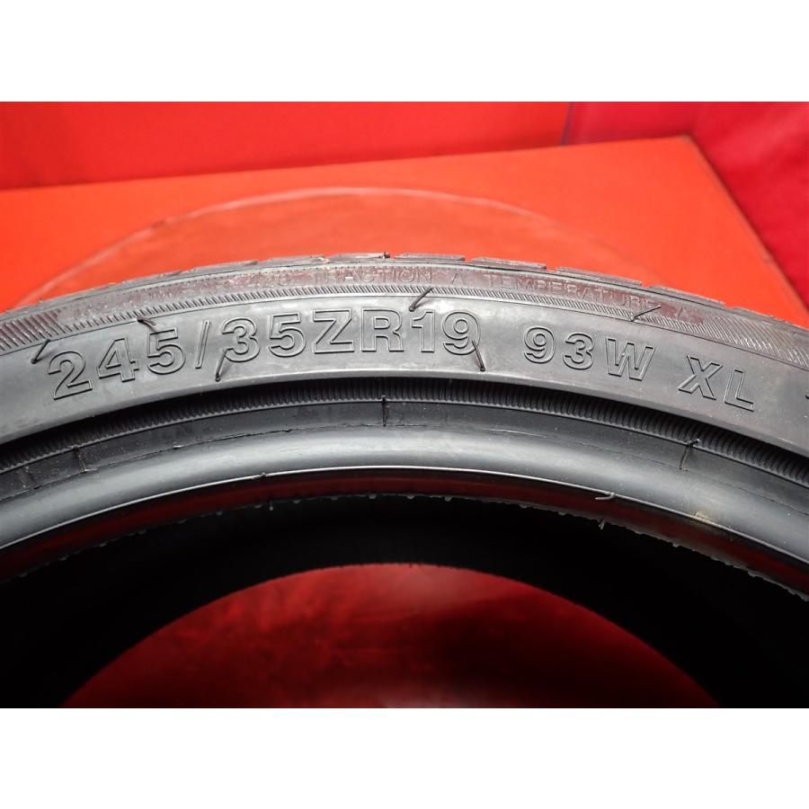 新品同様 4本セット】ウィンラン R330 [245/35ZR19 93W XL] バリ溝