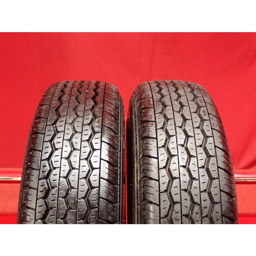 良山】165R13 8PR 2本 夏タイヤ 《ブリヂストン RD・613V》 9.0分山 