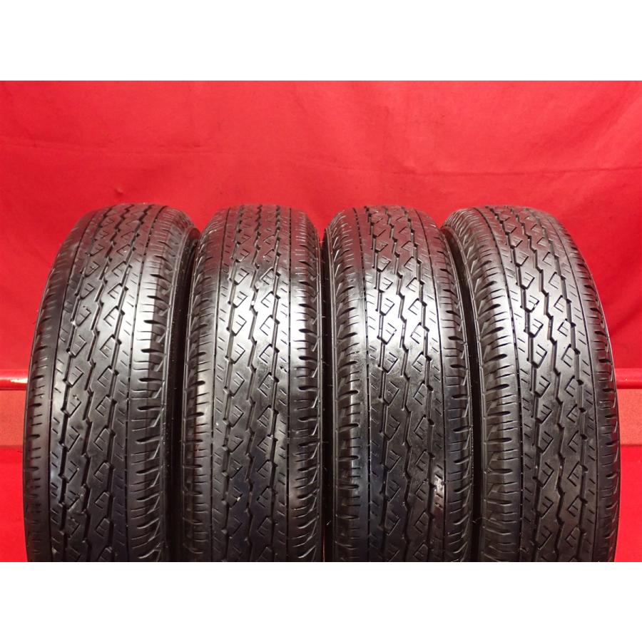 程度上】155/80R14 88/86N 4本 夏タイヤ 《ブリヂストン V600》 7.5分