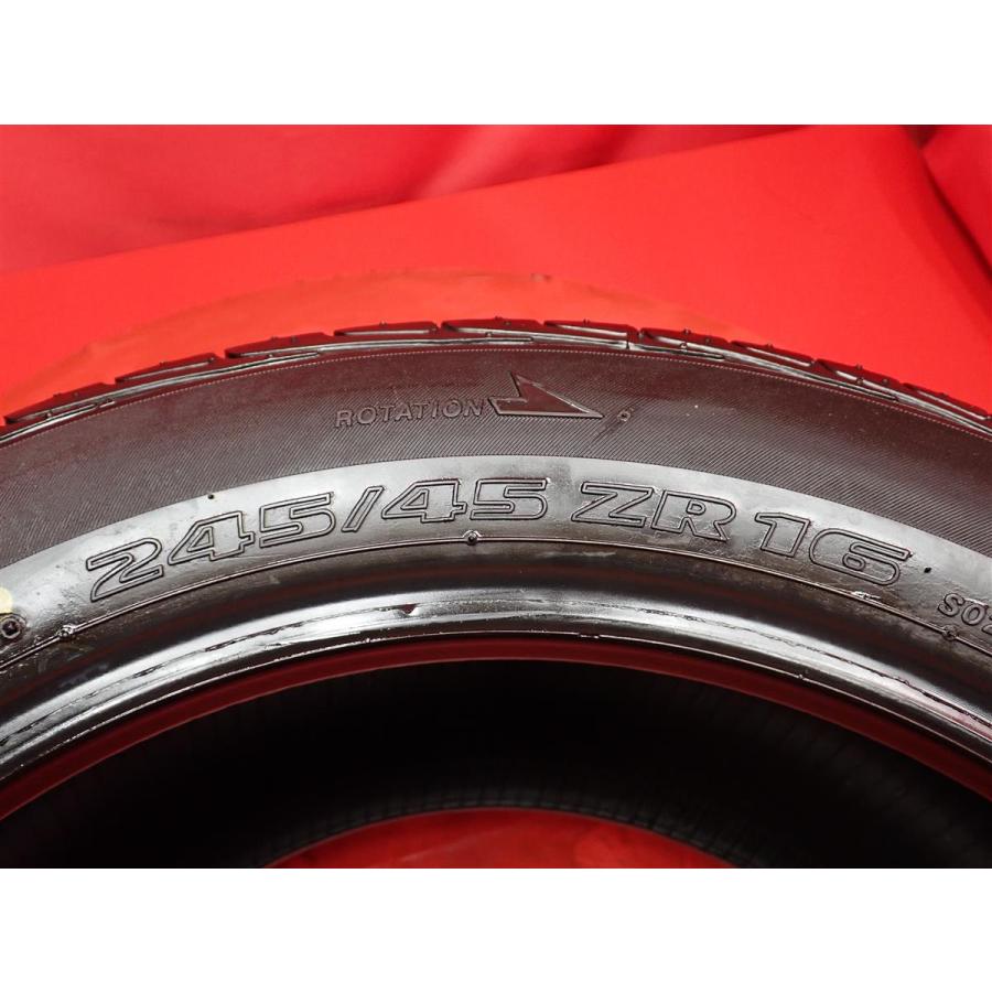 中古タイヤ 2本セット 《 ブリヂストン 》 S・02 [ 245/45R16 ] 8.5分 