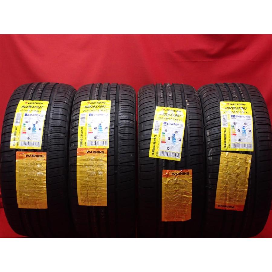 新品未使用】225/45R17 94W 4本 夏タイヤ 《デュラターン MOZZO SPORT 