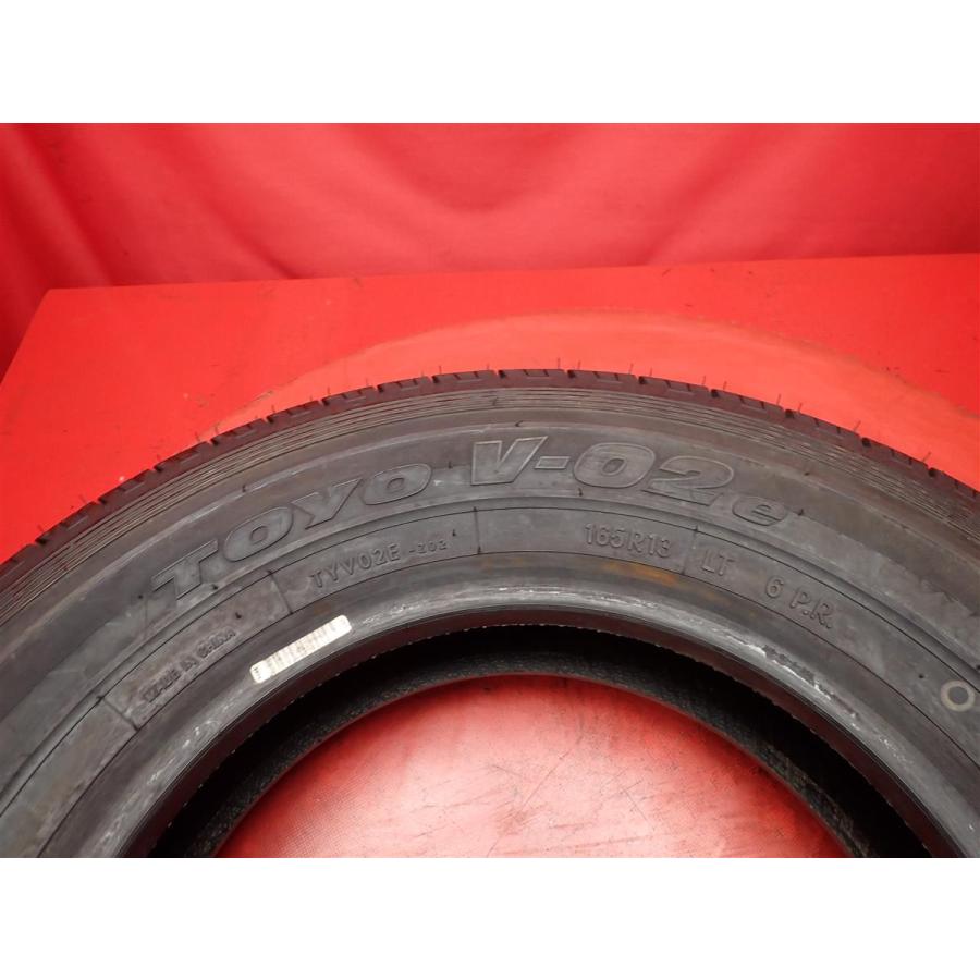 新品同様】165R13 6PR 1本 夏タイヤ単品 《トーヨー V-02e》 9.5分山