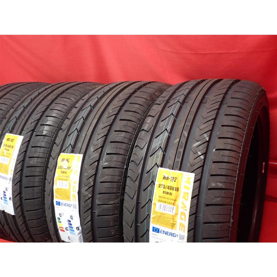新品未使用】235/40R18 95W 4本 夏タイヤ 《ミラージュ MR 182》 10.0