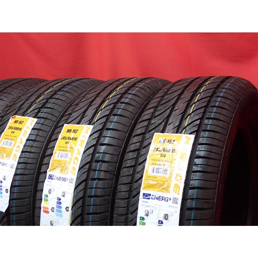 新品未使用】205/60R16 92V 4本 夏タイヤ 《ミラージュ MR 162》 10.0