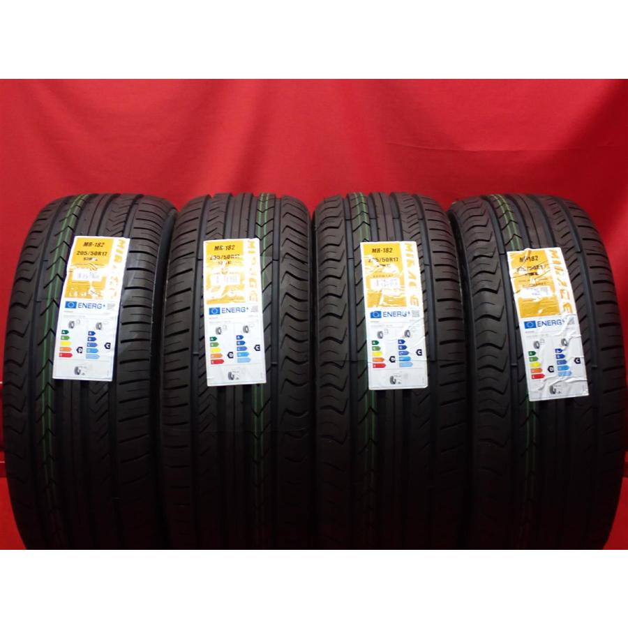夏 新品未使用】205/50R17 93W 4本 夏タイヤ 《ミラージュ MR 182》 10.0