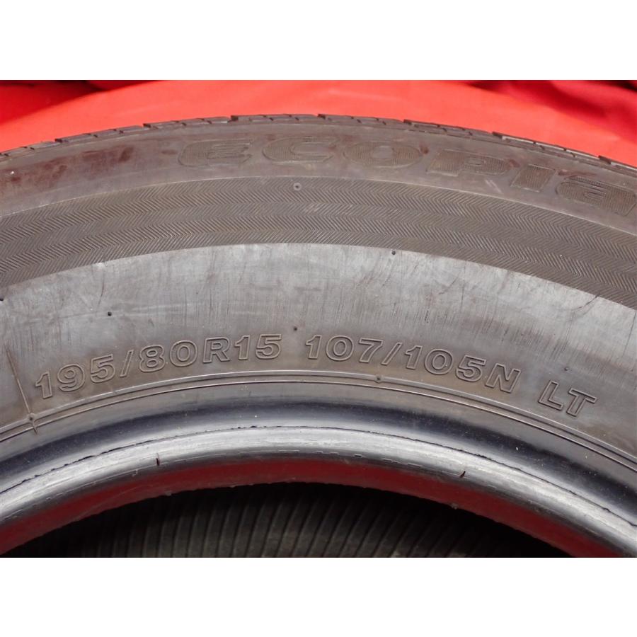 激安】195/80R15 107/105N 1本 夏タイヤ単品 《ブリヂストン エコピア