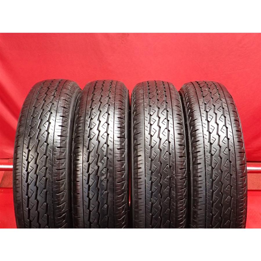 新品夏タイヤ　BS 155/80R14 程度上】155/80R14 88/86N 4本 夏タイヤ 《ブリヂストン V600》 8.5