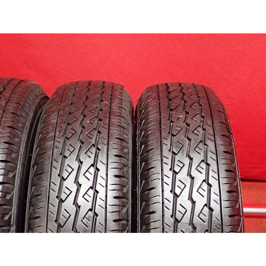 程度上】155/80R14 88/86N 4本 夏タイヤ 《ブリヂストン V600》 8.5