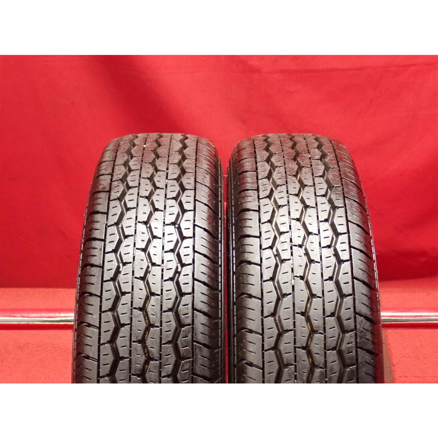 BS スタッドレス　１６５Ｒ１３ＬＴ　６ＰＲ　&　マルチホイール　J１３×５.００　②　　　 程度上】165R13 LT 6PR 2本 夏タイヤ 《ブリヂストン RD-613V》 9.0分
