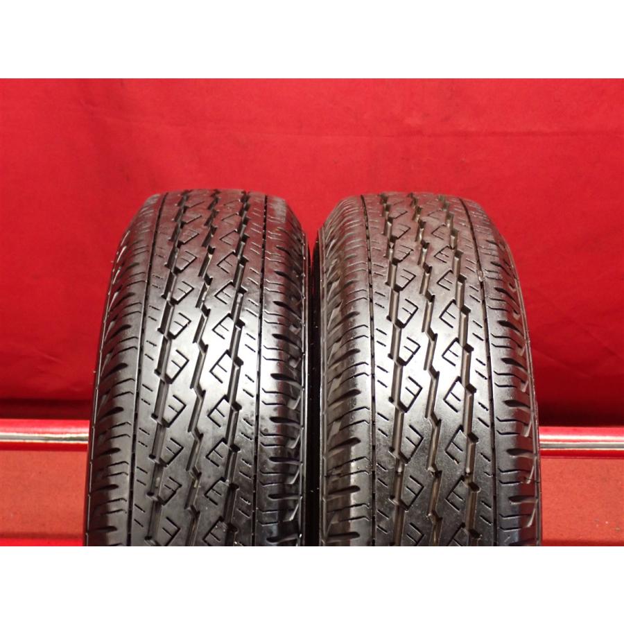 程度上】165R13 6PR 2本 夏タイヤ 《ブリヂストン V600》 9.0分山 商用