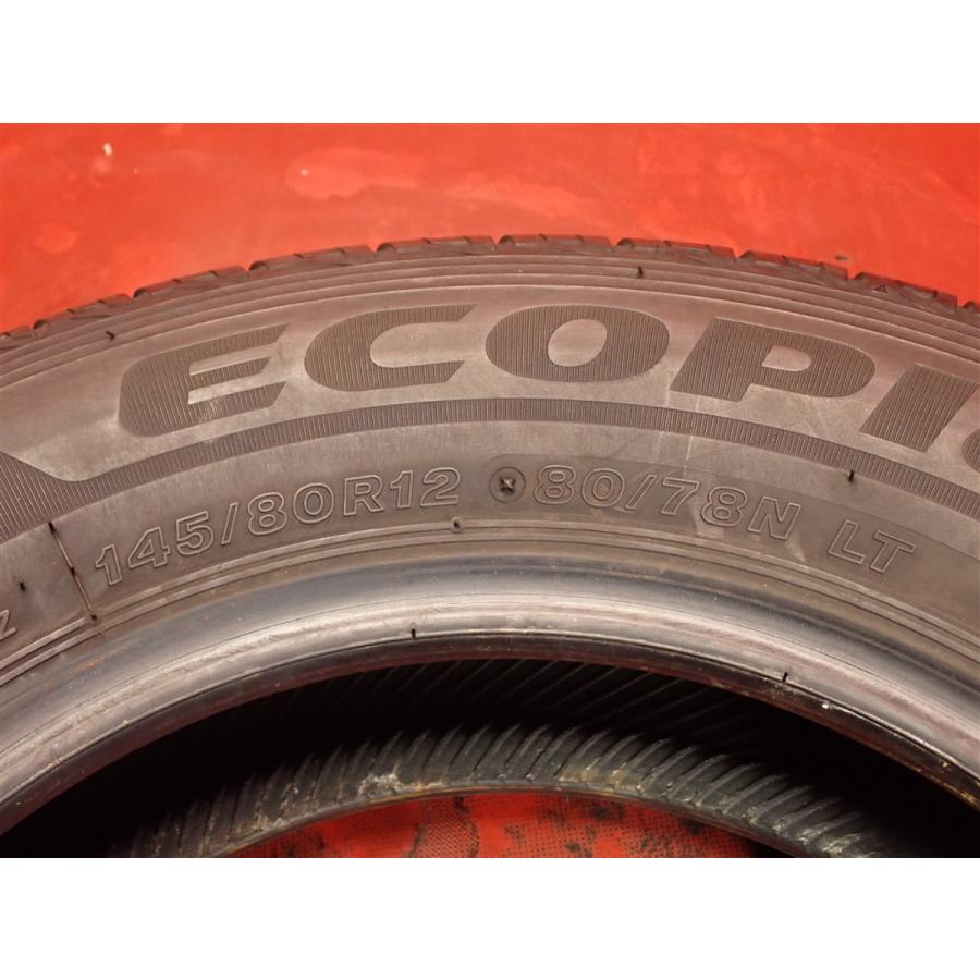商用車用】145/80R12 80/78N LT 4本 夏タイヤ 《ブリヂストン エコピア