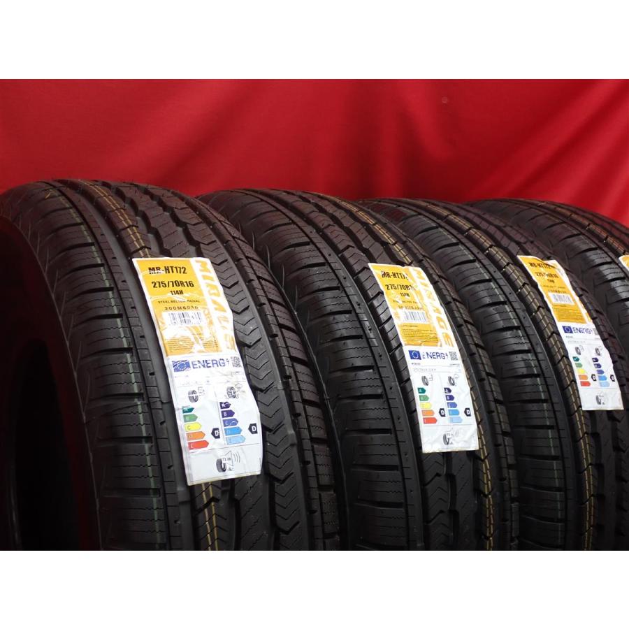 新品未使用】275/70R16 114H 4本 夏タイヤ 《ミラージュ MR HT172