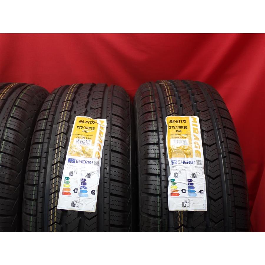 新品未使用】275/70R16 114H 4本 夏タイヤ 《ミラージュ MR HT172