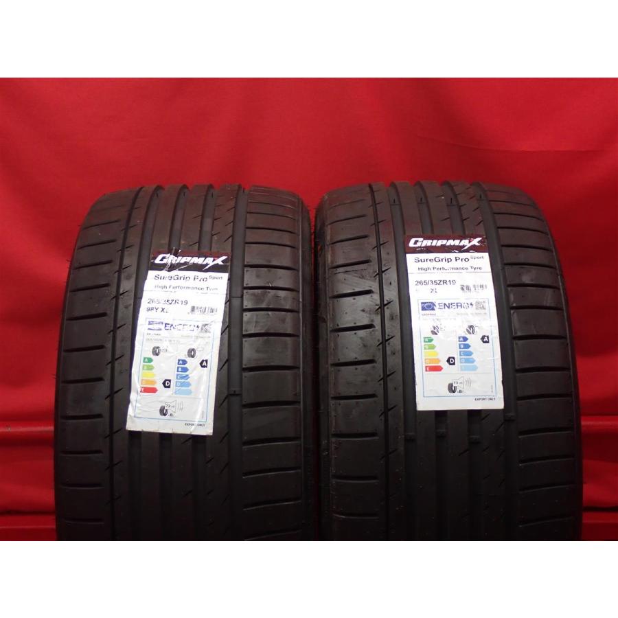格安　2023年製　265/35R19 2本　レクサス　IS RC GS 新品未使用】265/35R19 98Y 2本 夏タイヤ 《グリップマックス シュア
