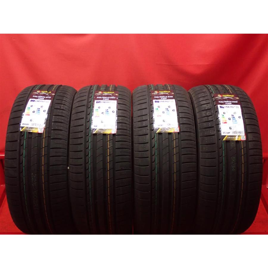 新品未使用】225/50R16 92W 4本 夏タイヤ 《ミネルバ F205》 10.0分山