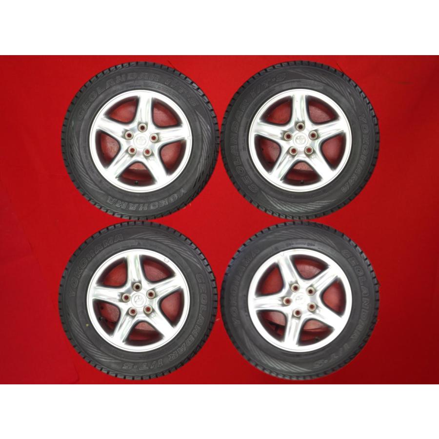 スタッドレス ハリアー純正+ヨコハマジオランダーI/T・S 215/70R16 8分  