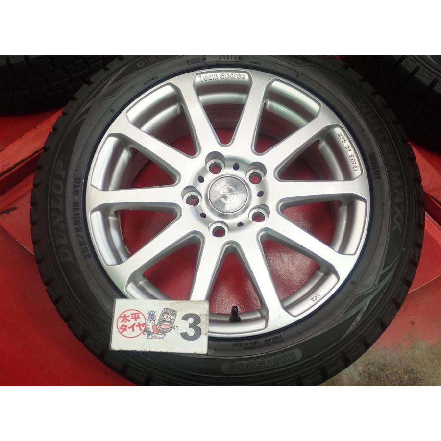スタッドレス チーム スパルコタイプ03+ダンロップウィンターMAXX01 
