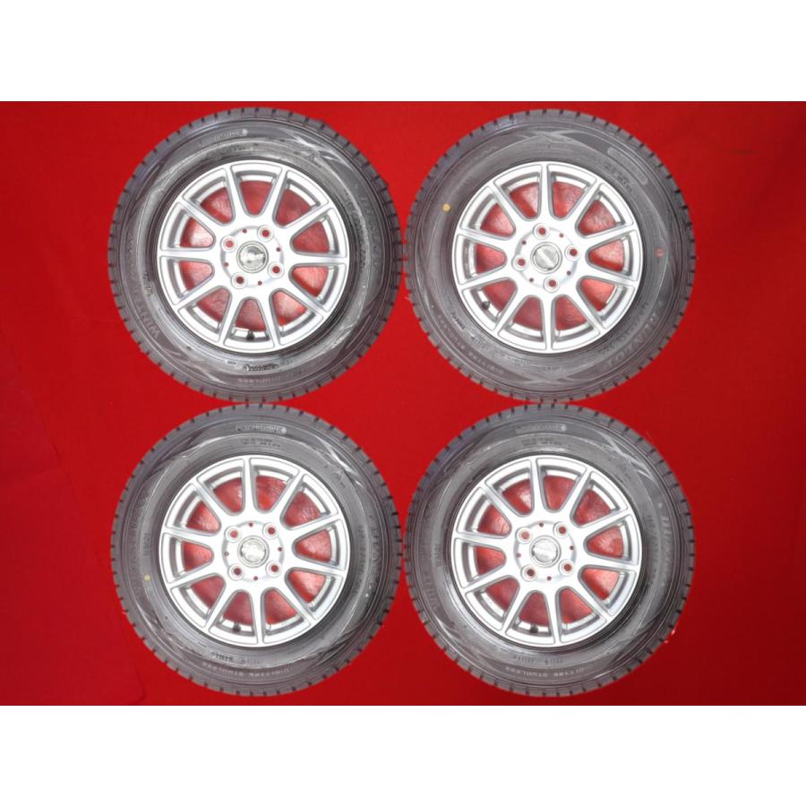 走行短め DUNLOP WINTER MAXX WM01 145/80R13 13インチ スタッドレス 4