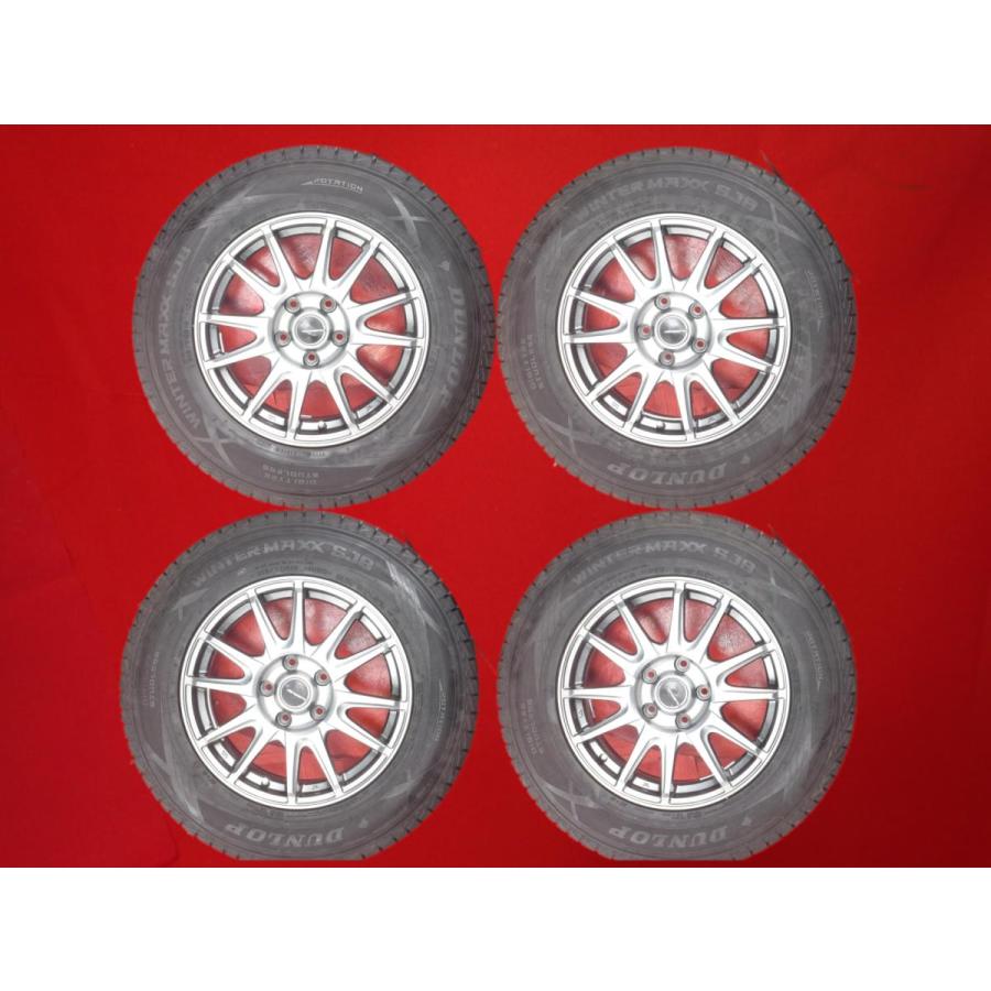 送料込！！BBS 16インチ×6.5j PCD100×5 激安 4本SET】ダンロップ ウィンターマックス SJ8 [215/70R16 100Q] 6W