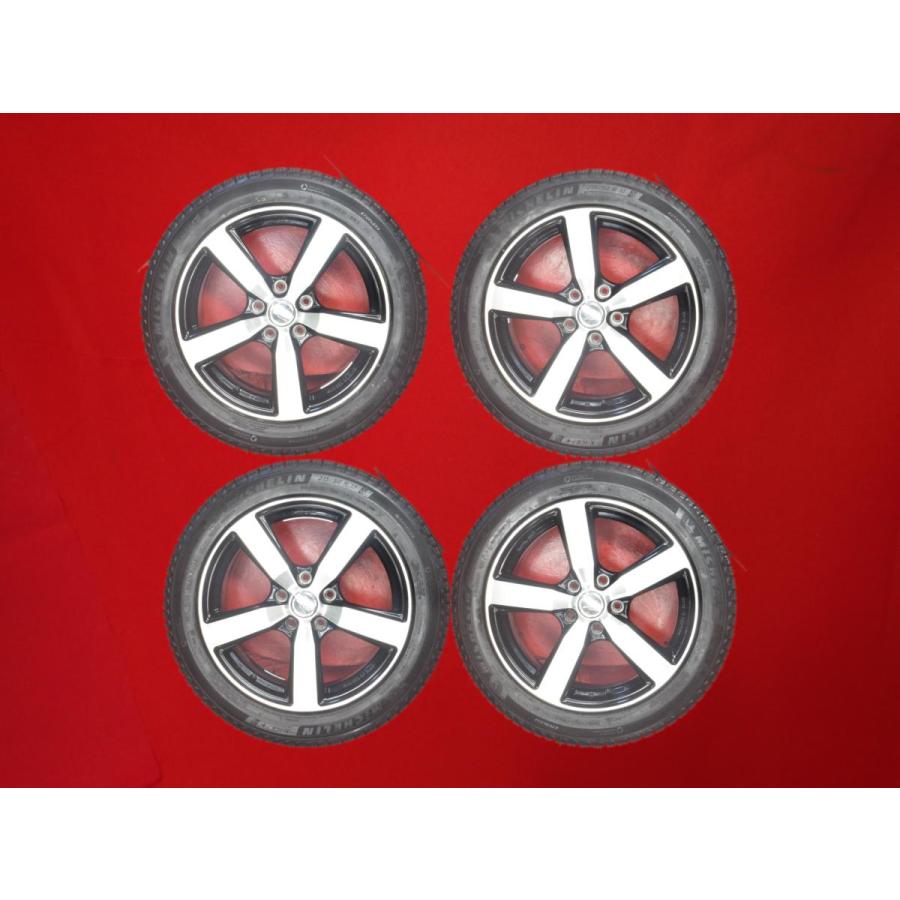 美品　17インチ　ホイール スタッドレスタイヤ　 ミシュラン4本　2021年 215/50R17   7J 48  　 美品 17インチ ホイール スタッドレスタイヤ ミシュラン4本 2021年 215