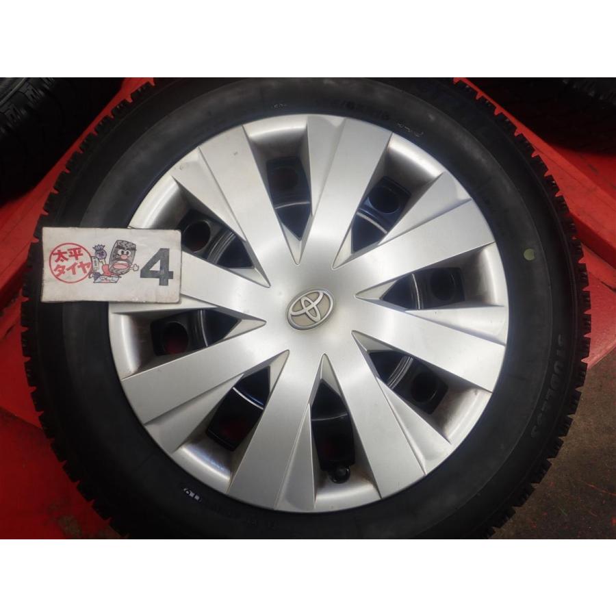 スタッドレス アクア純正スチール キャップ付+オートバックスアイスエスポルテ 175/65R15 8分山★stwt15｜taiheishopping｜11