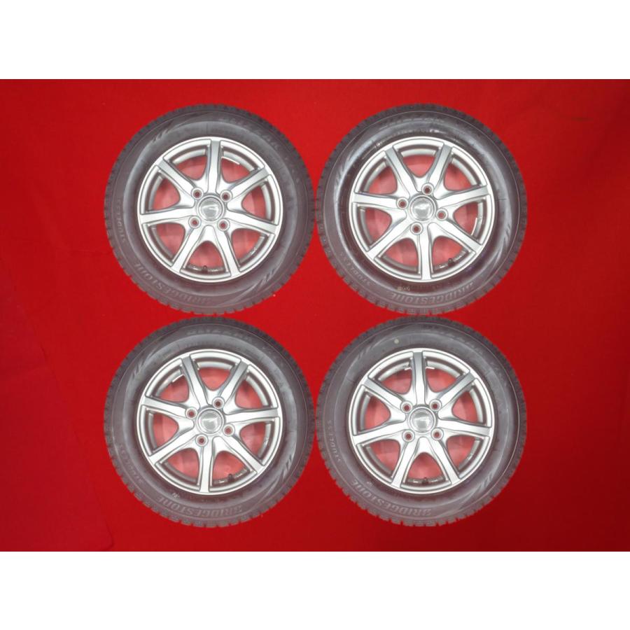 軽自動車用　ブリヂストンブリザック　アルミホイール付き4本セット　美品 ブリザック軽用アルミスタッドレス4本セット