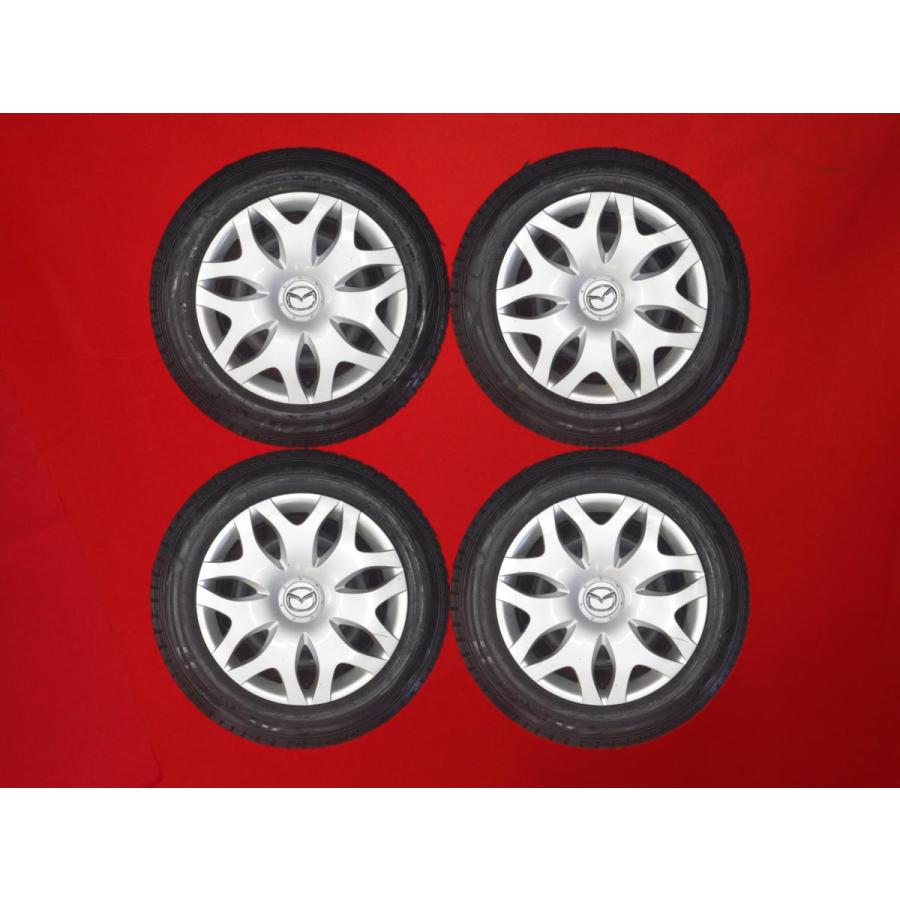 【BS BLIZZAK VRX2 205/60R16】スタッドレス【MAZDA アクセラ 純正ホイール 16インチ 6.5J5HPCD114.3+50】バリ溝 ビアンテにも　(MTJ515) クレジットカード QRコード決済可能 激安 4本SET】マツダ ビアンテ 純正 スチール 鉄ホイール [6.5J +50