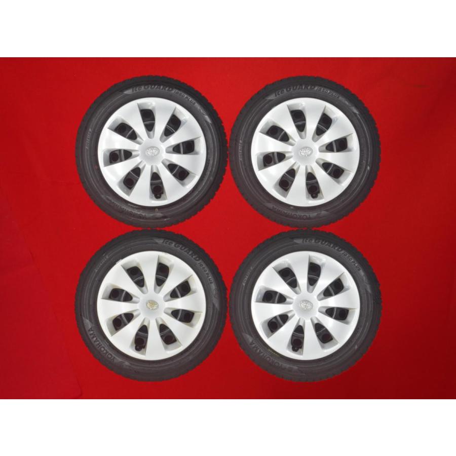 鉄ホイール付スタッドレスタイヤ4本セット 185/60R15 4H PCD100/未走行品