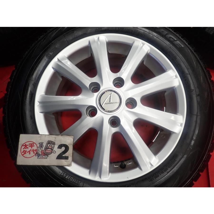 スタッドレスタイヤ付き中古ホイール 9スポークタイプ 1P 9 spoke type 1P 15x6J 5/114.3/ 185/65R15 88Q｜taiheishopping｜06