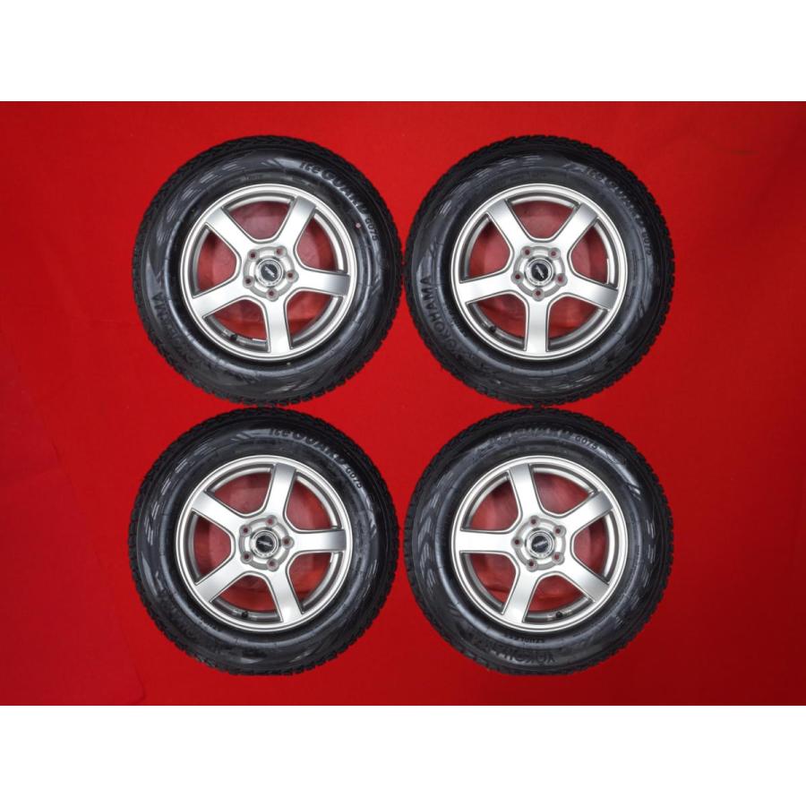 スタッドレスタイヤ付き 中古ホイール TOPRUN R5 16x6.5J 5/114.3/ 215 