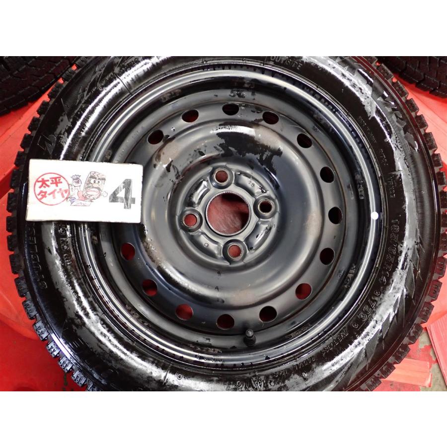 スタッドレス トヨタ純正スチール フルホイールキャップ付+ スタッドレス トヨタ純正スチール フルホイールキャップ付+