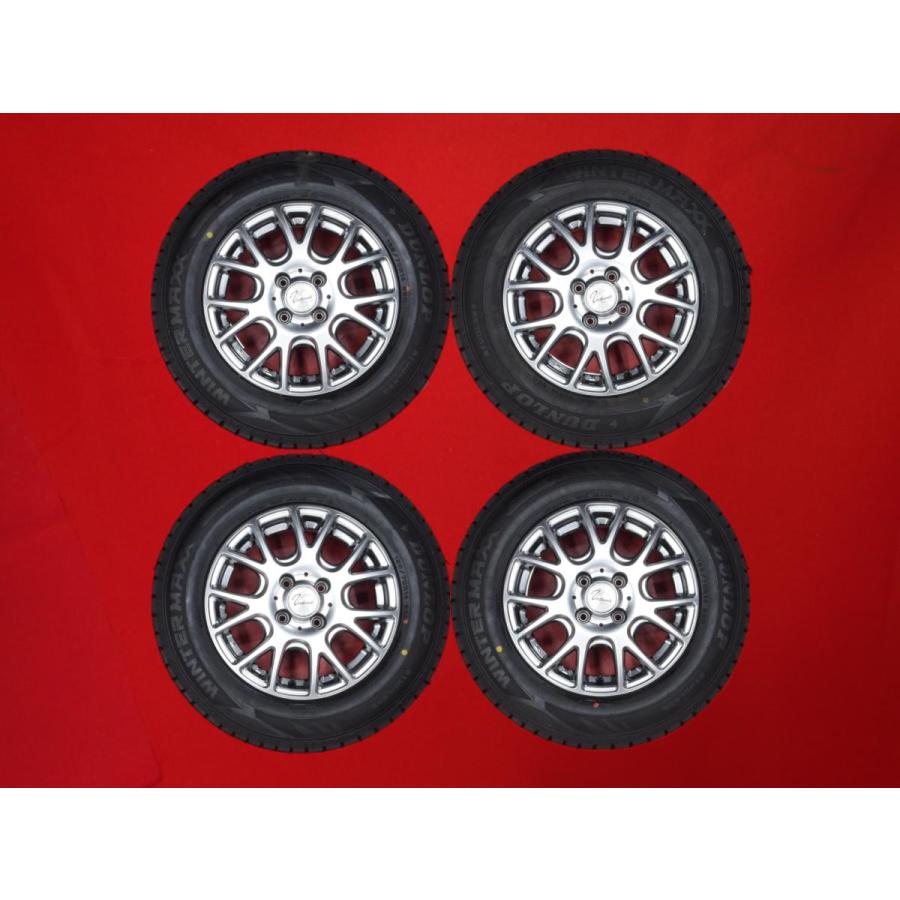 ダンロップスタッドレス185／70R14 88Qスチールホイールセット深溝 激安 4本SET】ダンロップ ウィンターマックス WM02 [185/70R14 88Q