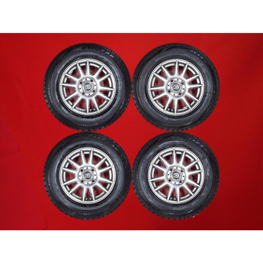車のパーツ 155/80R13 VRX 激安 4本SET】ブリヂストン ブリザックVRX [155/80R13 79Q] 6Wスポーク