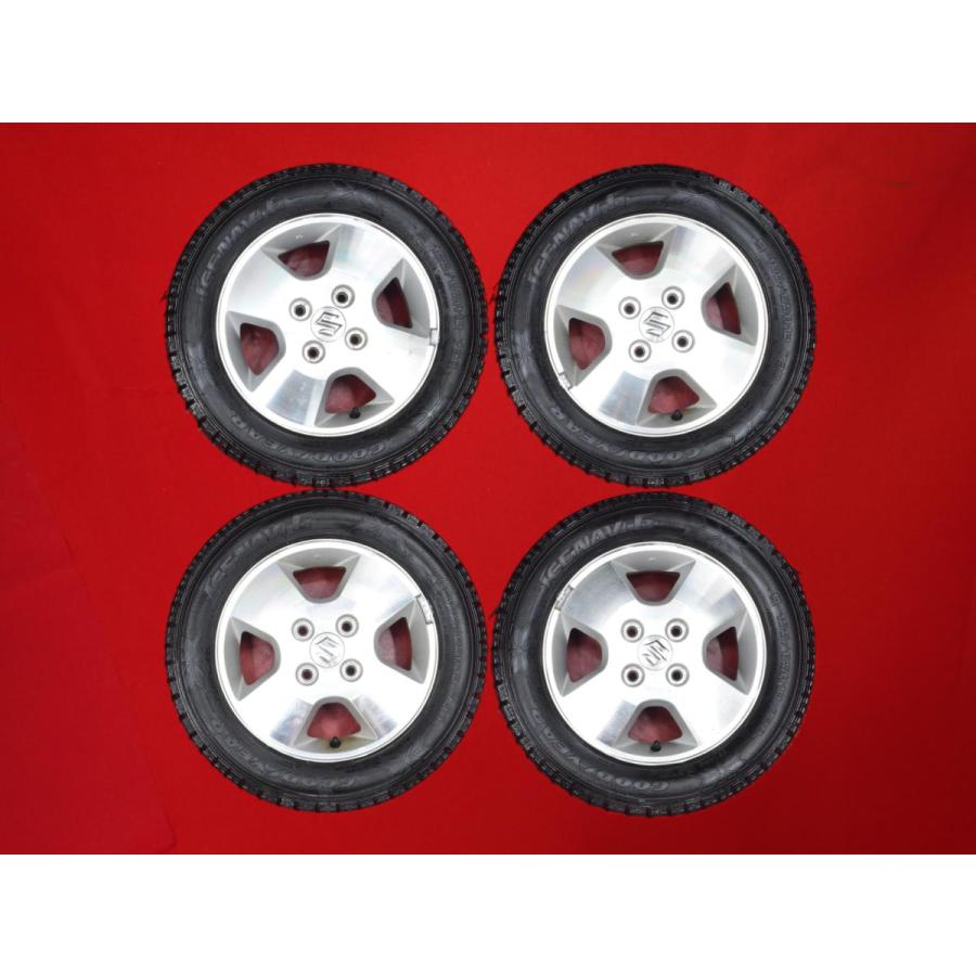 スタッドレス ワゴンR(MH系)純正4本スポーク+ グッドイヤー  