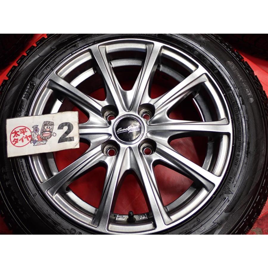 スタッドレス Euro Speed(ユーロスピード)V25+ ダンロップ ウィンターMAXX02(WM02) [ 165/65R14 ] 9.5分山★ タンク ルーミー 等にstwt14｜taiheishopping｜06