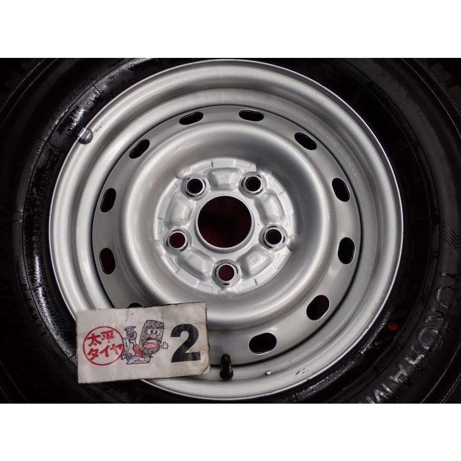 スタッドレス クラウンコンフォート 純正スチール(キャップ無)+ ヨコハマ アイスガード For TAXI IGT2 [ 175/80R14 88Q ] 8.5分山★stwt14｜taiheishopping｜06