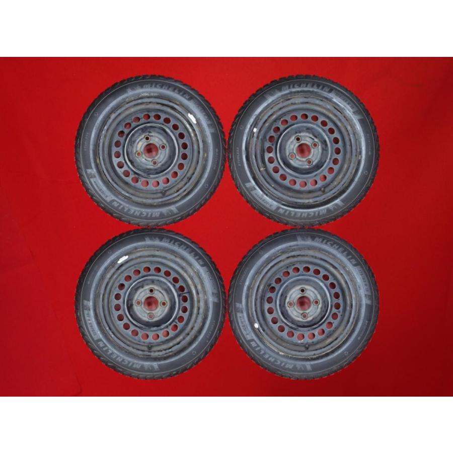 バリ溝 4本セット】フィット/インサイト 純正 スチール 鉄ホイール