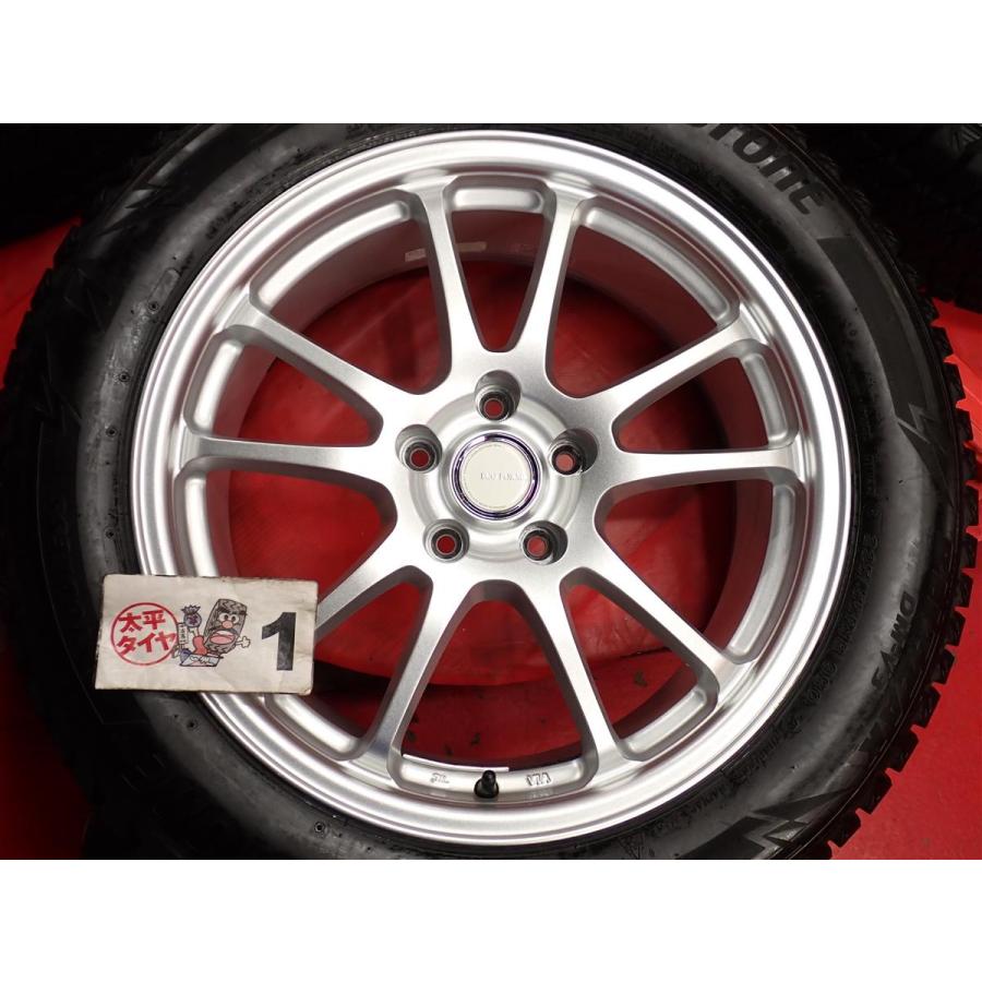 スタッドレス ECO FORME エコフォルムSE-10+ ブリヂストン ブリザックDM・V3 [ 225/55R18 ] 8.5分山★ アウトランダー 等にstwt18｜taiheishopping｜05