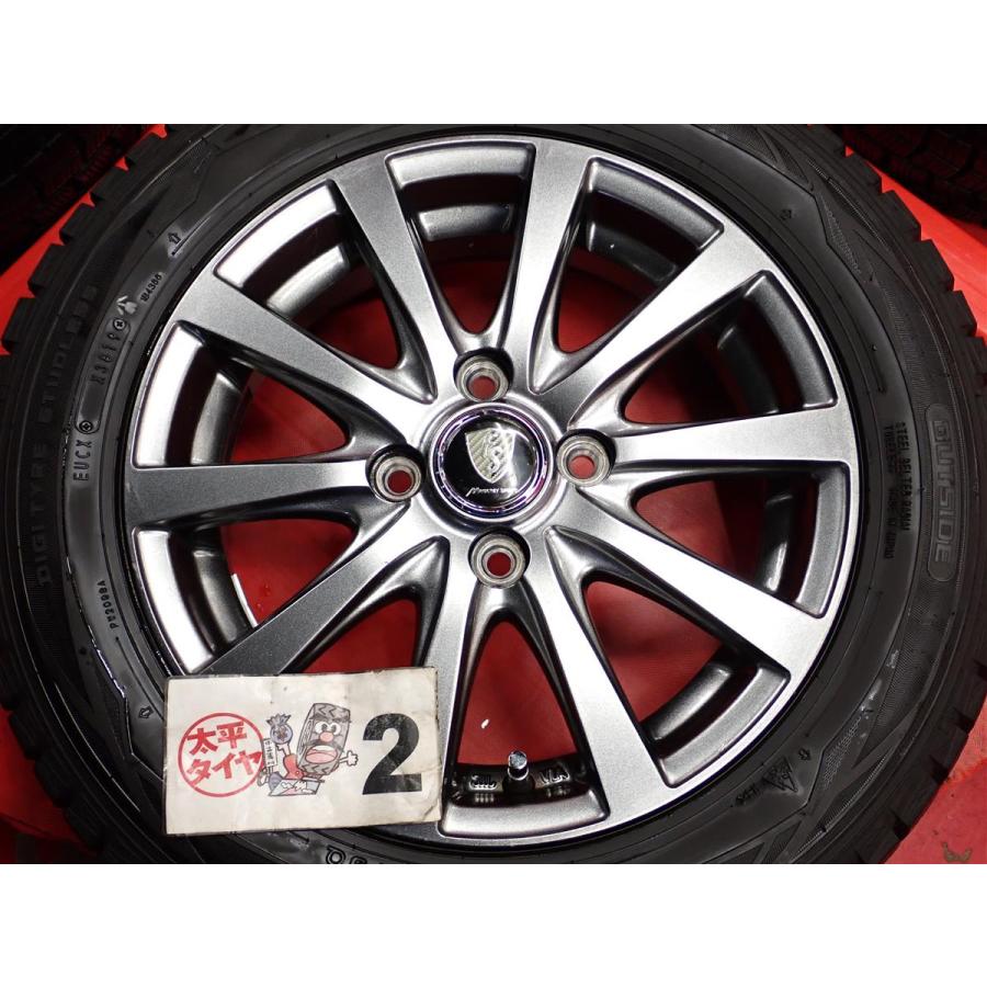 スタッドレス 10スポークタイプ1P+ ダンロップ ウィンターMAXX01(WM01) [ 165/65R14 ] 8.5/7.5分山★ フレア クロスオーバー 等にstwt14｜taiheishopping｜06