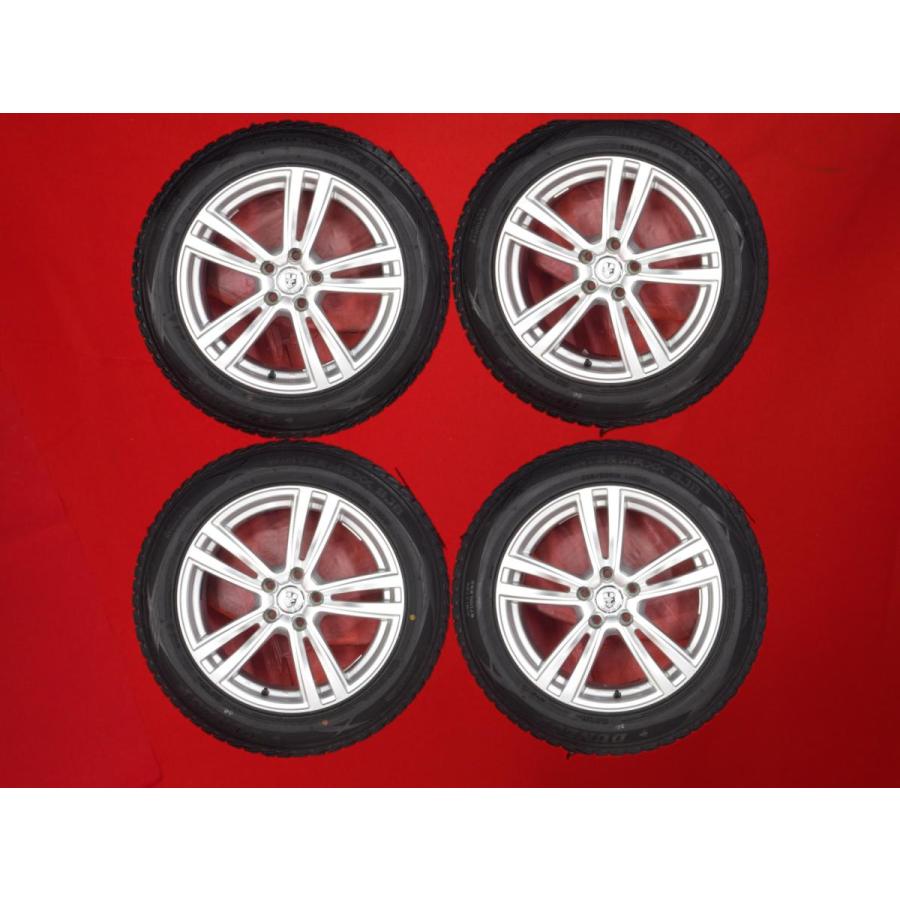【DUNLOP SJ8 225/60R18】スタッドレス【Weds JOKER 18インチ 7.5J5HPCD114.3+38】バリ溝 トヨタ純正ナット必須 ハリアー等　(KTI286)クレジットカード QRコード決済可能 DUNLOP SJ8 225/60R18】スタッドレス【Weds JOKER 18インチ 7.5