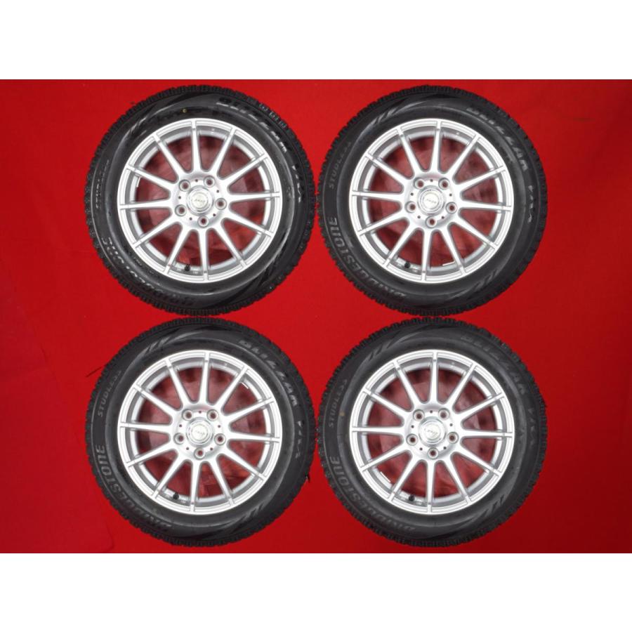 ◇送料込み◇ 205/55R16 中古スタッドレスアルミセット　VRX 激安 4本SET】ブリヂストン ブリザック VRX [205/55R16] JOKER アルミ