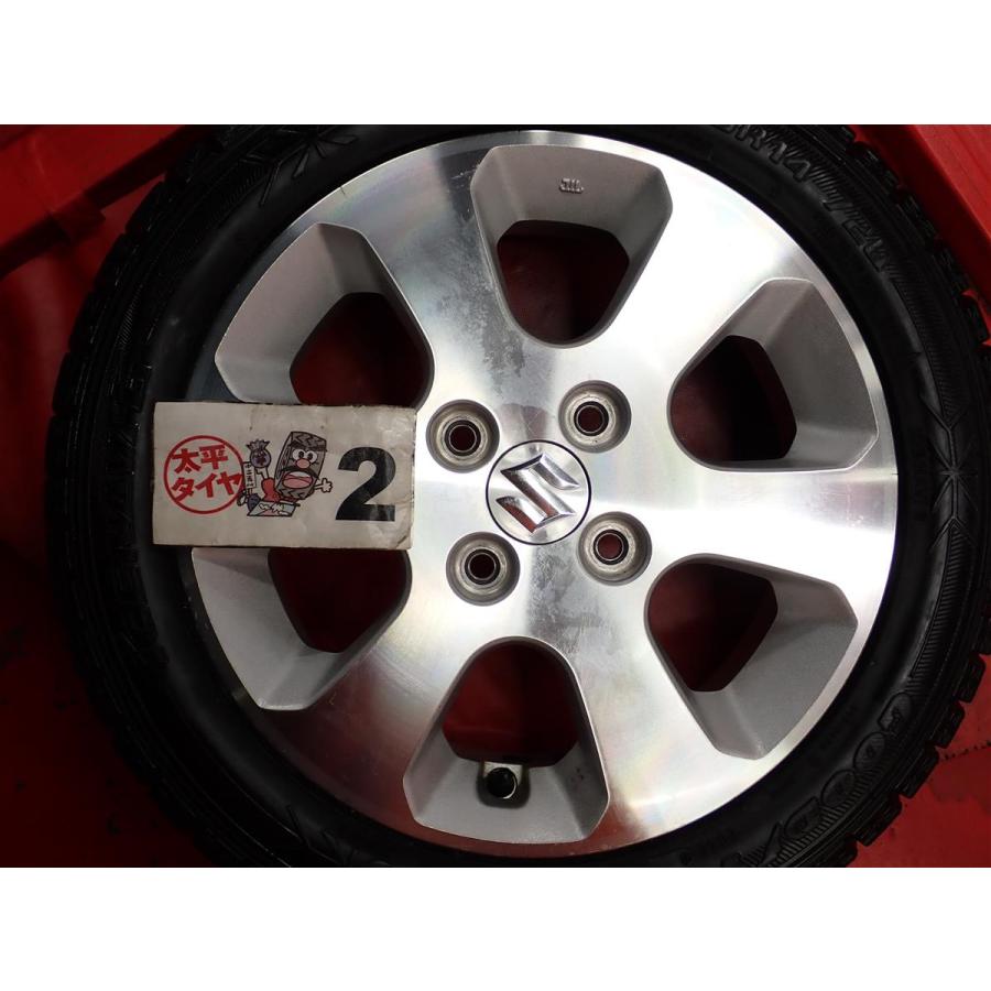 激安 4本SET】スズキ ワゴンR MH21S系 純正 アルミホイール [4.5J +50