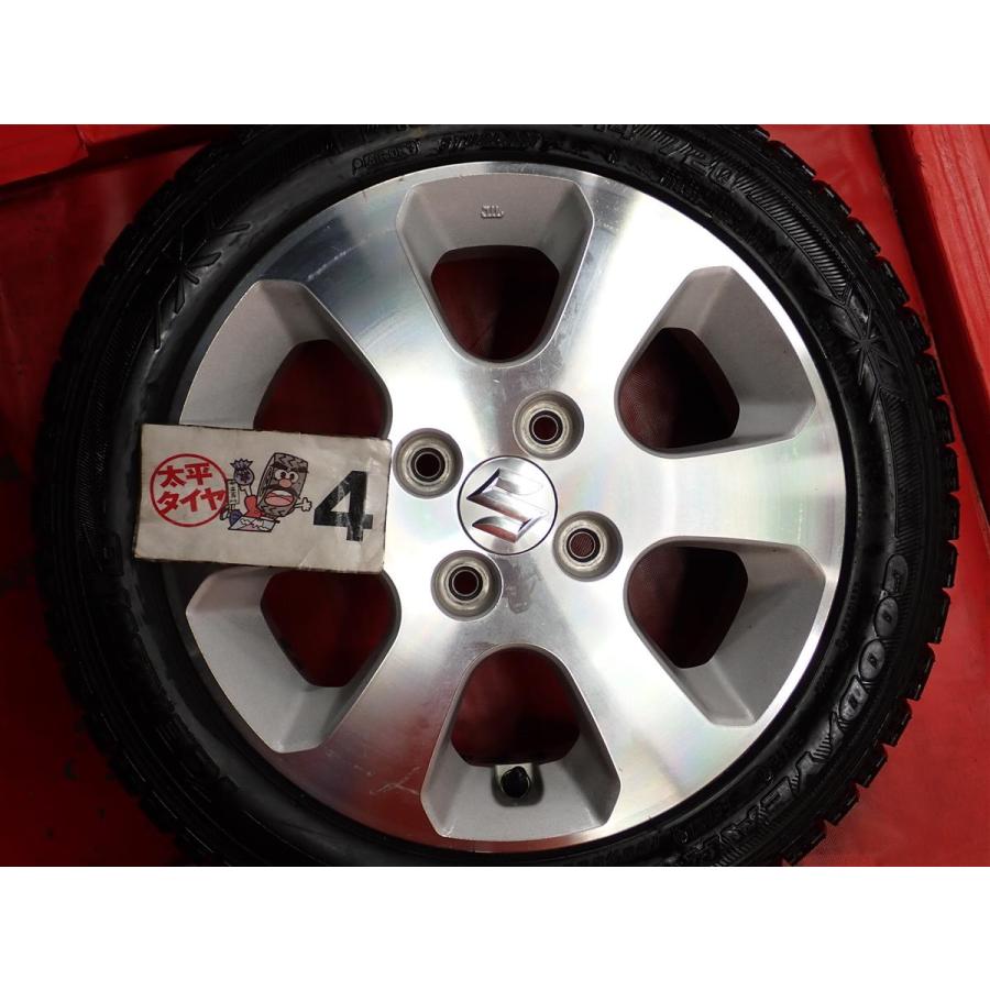 激安 4本SET】スズキ ワゴンR MH21S系 純正 アルミホイール [4.5J +50