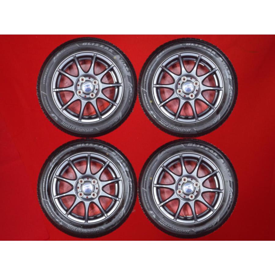 スタッドレス 社外アルミ + ブリヂストン ブリザックVRX3 [ 165/60R14 