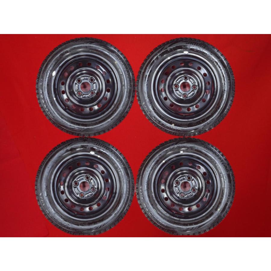 スタッドレス ダイハツ 純正スチール キャップ無)+ ブリヂストン