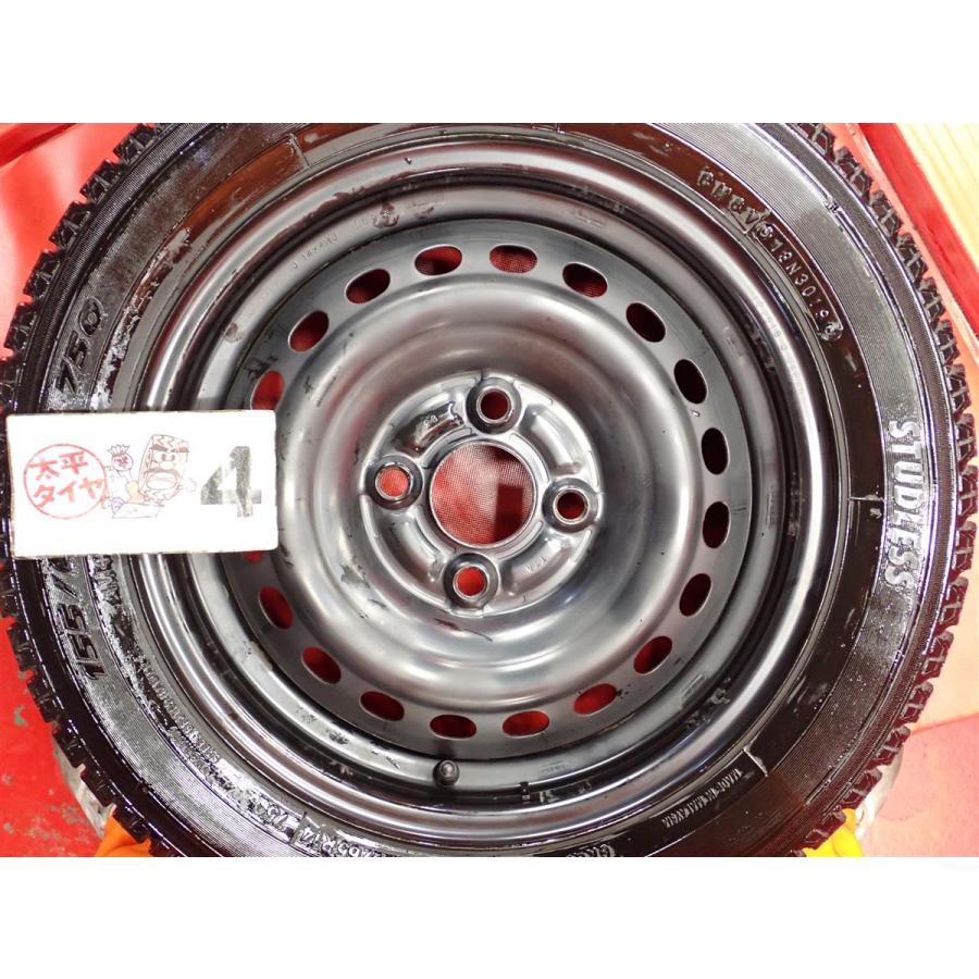 スタッドレス N-BOX ( JF3 JF4 ) 純正スチール (キャップ無)+ トーヨー 