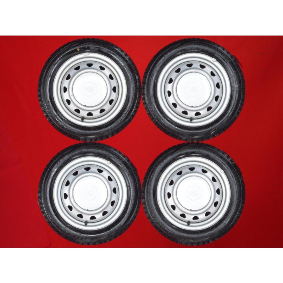 スタッドレス ダイハツ スチール ブリヂストン VRX 155/65R14 スタッドレス マルチスチール + ブリヂストン ブリザックVRX