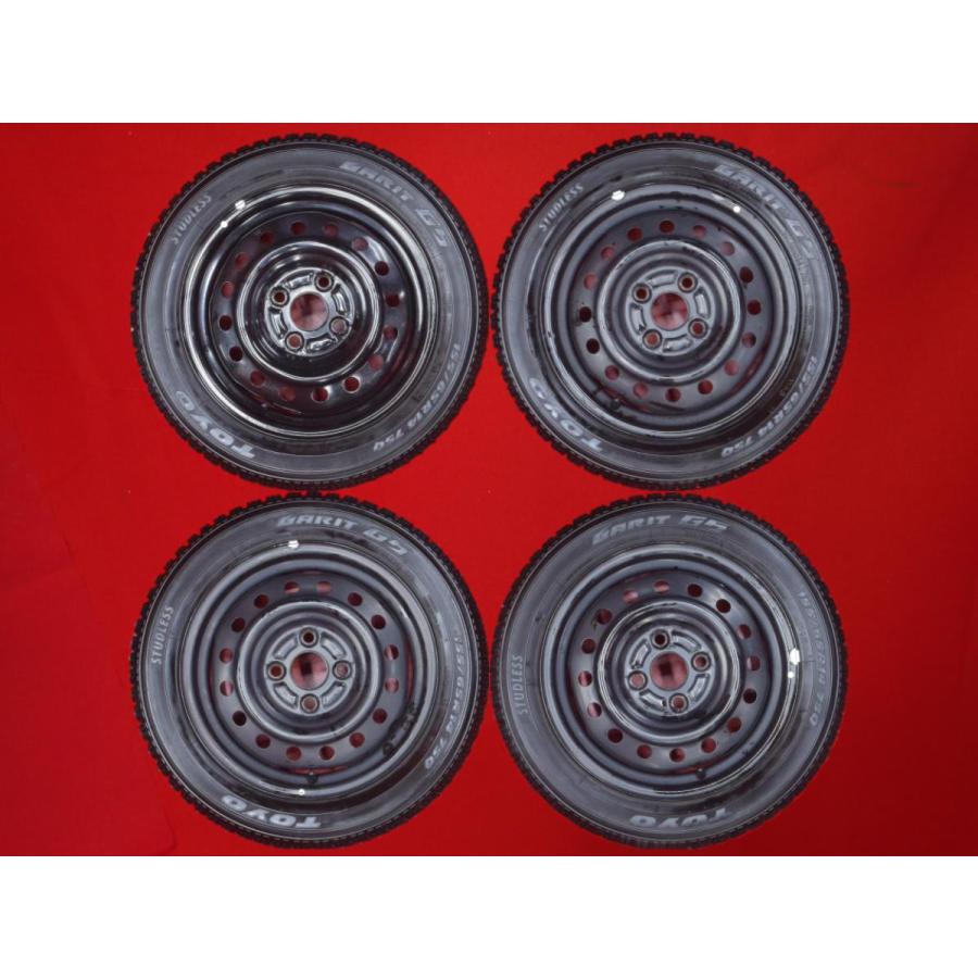 ダイハツミライース14インチスチールホイール　4本での販売です！ 送料無料] 4本価格☆ダイハツ ミライース 純正 スチール