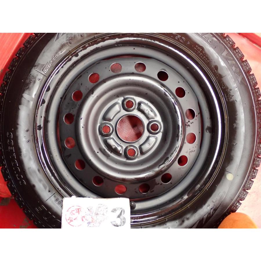 激安 4本SET】ダイハツ ミライース 純正 スチール 鉄ホイール [4.5J +
