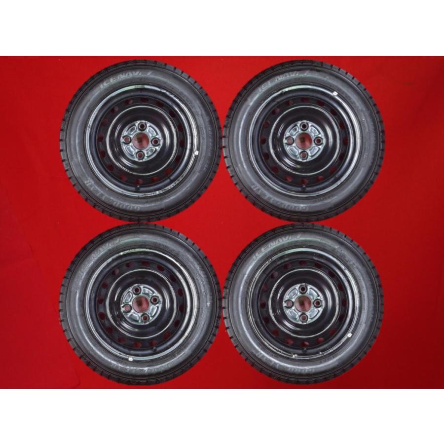 スタッドレス スチールホイール + グッドイヤー アイスナビ7 [ 165  